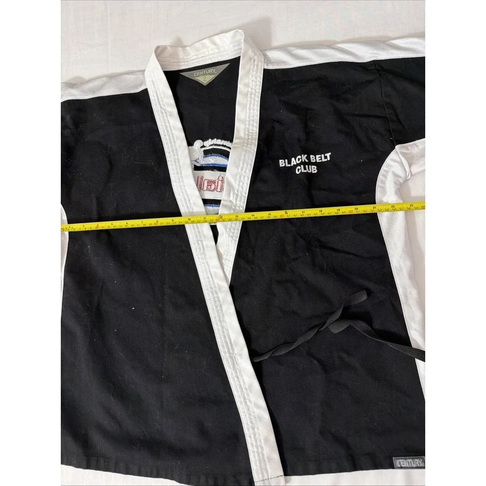 CMA Black Belt Club Kids Gi Century Size 2 (10-12) Color Black Championship Shir